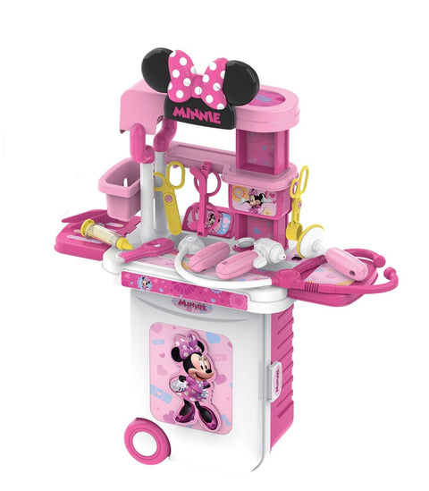 MINNIE MOUSE DOCTOR SET TROLLEYCASE 3IN1--3 انش طقم طبيب ميني ماوس