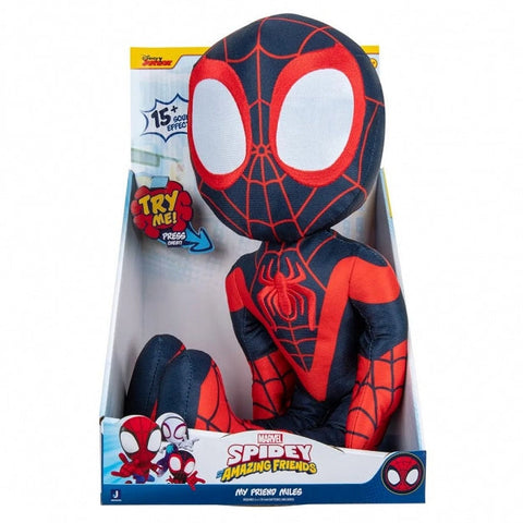 Spidey My Friend Miles Morales Spider Man Interactive Doll--دمية سبايدر مان مايلز موراليس التفاعلية من سبايدي