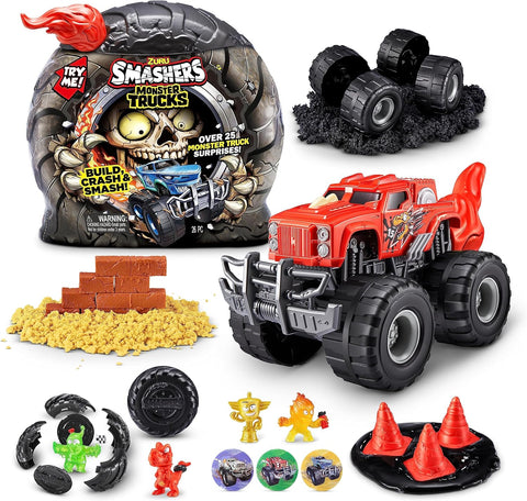 Smashers Monster Truck Surprise S1 Playset--مجموعة لعب سماشرز مونستر تراك سربرايز اس 1