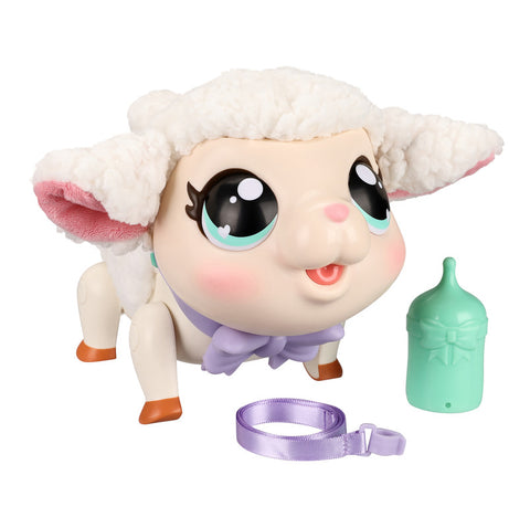 Little Live Pets - My Pet Lamb Soft and Wooly Interactive Toy Lamb That Walks--ليتل لايف بيتس - لحمي الأليف | لعبة خروف تفاعلية ناعمة وصوفي تمشي