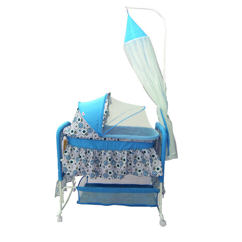 Babylove Cradle With Mosquito Net 27-708G--بيبي لف سرير هزاز مع ناموسية