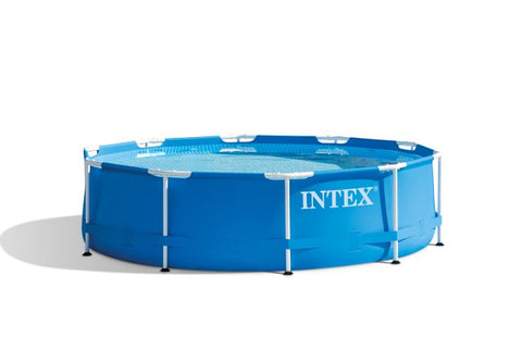 INTEX METAL FRAME POOL WITH DVD--انتكس حوض سباحة بإطار معدني