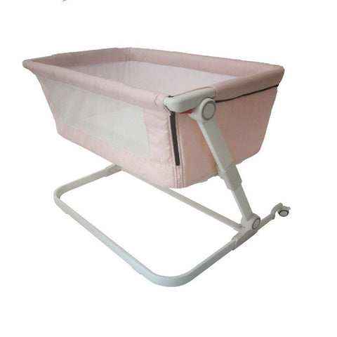 Babylove Adjustment Bassinet, color Gray or Pink--بيبي لف سرير ومحبس متحرك مع امكانية التعديل