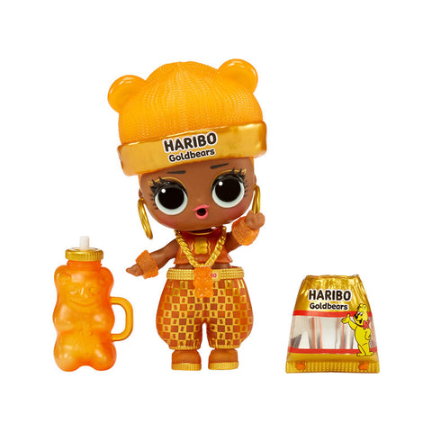 L.O.L. Surprise Loves Mini Sweets X Haribo Deluxe (Goldbears)--ال او ال سربرايز مجموعه دمي صغيرة واكسسواراتها