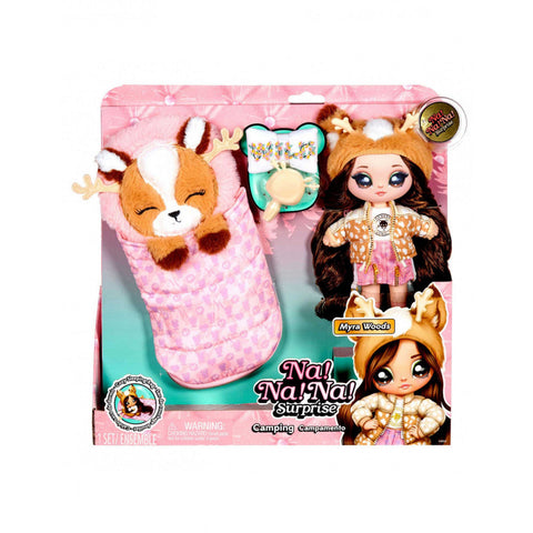 Na! Na! Na! Surprise Camping Doll- Myra Woods (Deer)--نا! نا! نا! دمية التخييم المفاجئة- ميرا وودز (غزال)