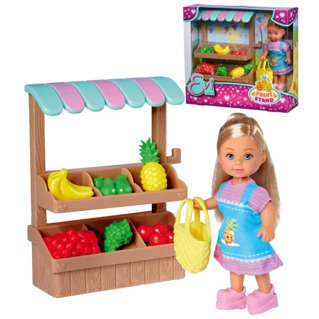 Simba Evi Love Doll with Fruit Stand--دمية ايفي لوف مع حامل فاكهة من سيمبا