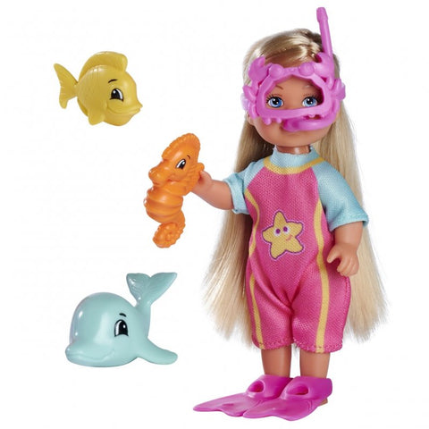 Simba Evi Love Sea Fun Doll in Diving Suit--دمية في بدلة الغوص ايفي لوف من سيمبا