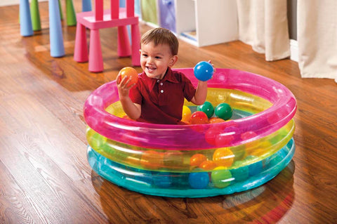 INTEX CLASSIC 3 RING BABY BALL PIT--انتكس كلاسيك 3 حلقات كرة للأطفال