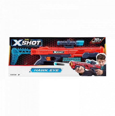 X-SHOT -Excel-Hawk Eye  (16Darts)-- إكس شوت - إكسل هوك آي (16 سهم)