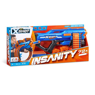 X-Shot Insanity-Mad Mega Barrel,Open Box--برميل ضخم، صندوق مفتوح