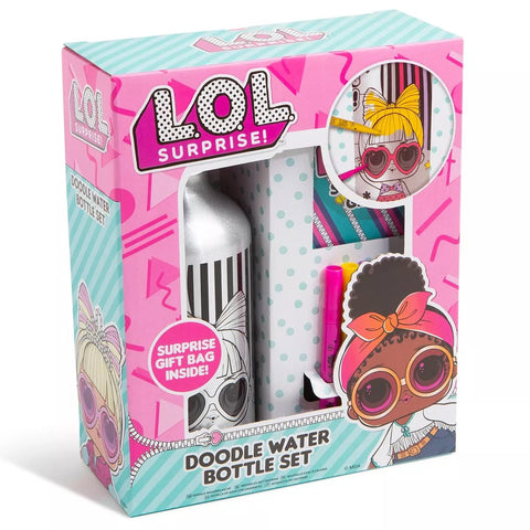 LOL Doodle Water Bottle--زجاجة مياه ال او ال