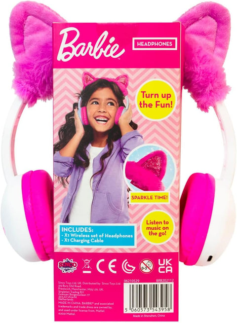 Barbie You Can Be Anything  Bluetooth Headphones Pk6--باربي سماعات بلوتوث يو كان بي انيثينغ - بي كي6