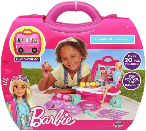 Barbie Glamping Play Set--مجموعة اللعب باربي جلامبينج