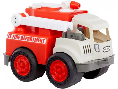 Little Tikes Dirt Digger Real Working Truck- Fire Truck--شاحنة العمل الحقيقية من ليتل تايكس - شاحنة إطفاء