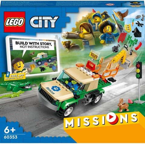 LEGO 60353 Wild Animal Rescue Missions--ليجو 60353 مهمات إنقاذ الحيوانات البرية