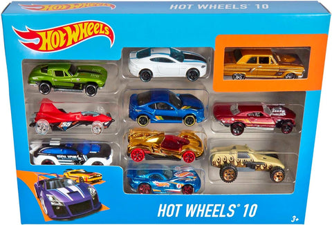 HOT WHEELS COLLECTORS TOY TRUCKS 1:64 SCALE --طقم العاب مكون من 10سيارات ستريت بيستس من هوت ويلز