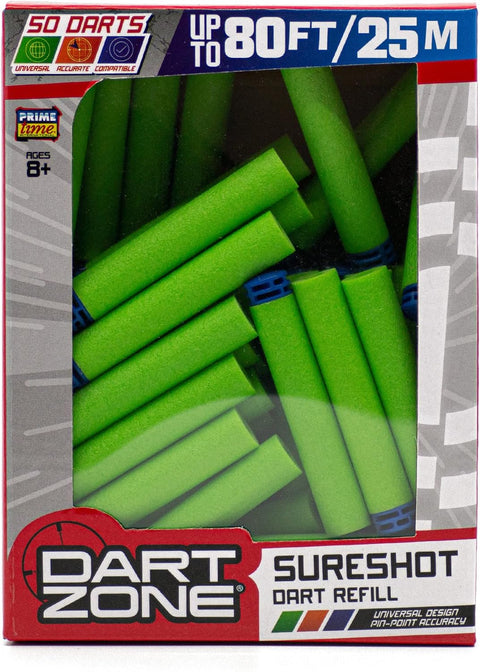 DART ZONE  SURESHOT DART REFILL--دارت زون - مجموعة من 50 طلقة