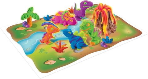 Softee Dough Dino Neon Dough--عجينة سوفتي عجينة دينو نيون