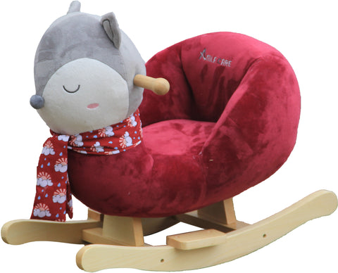 Amla care - baby rocking chair RED--املا كير - كرسي هزاز للأطفال احمر