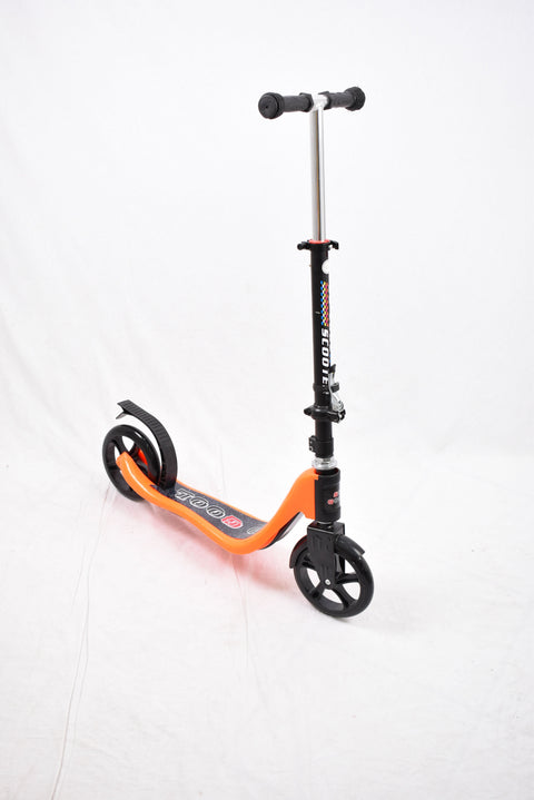 AMLA- Scooter two wheels, large, orange--املا - اسكوتر كفرين كبير ينطبق برتقالي