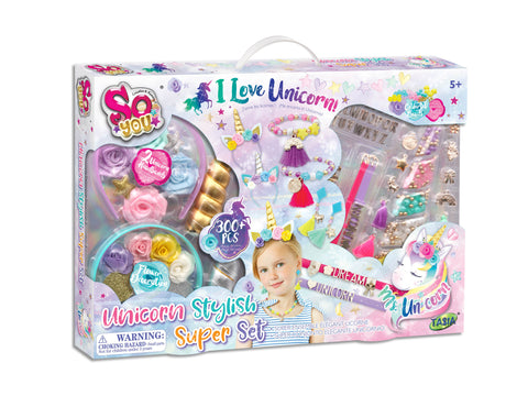 Tasia Unicorn Stylish Super Set--مجموعه صنع اكسسوارات الشعر من تاسيا